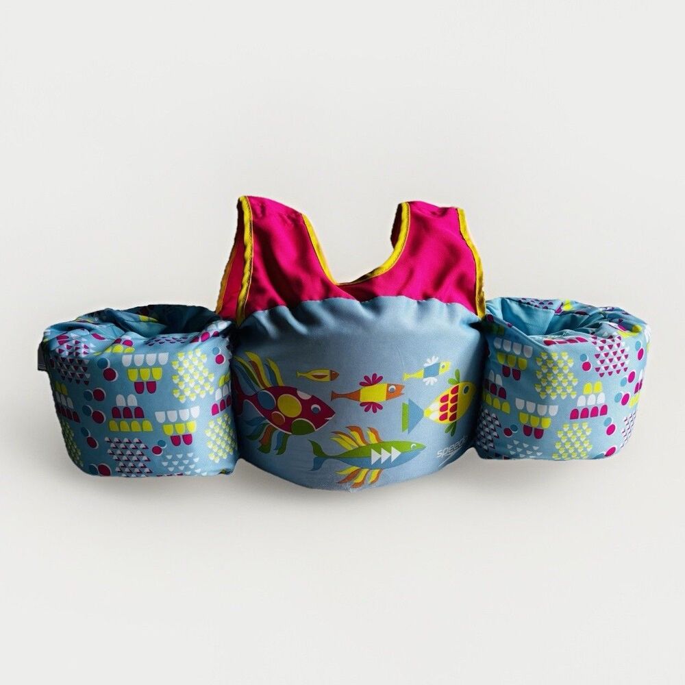 Speedo Life Vest Youth Size 30-50 lbs Puddle Jumper US Coast Guard Approved